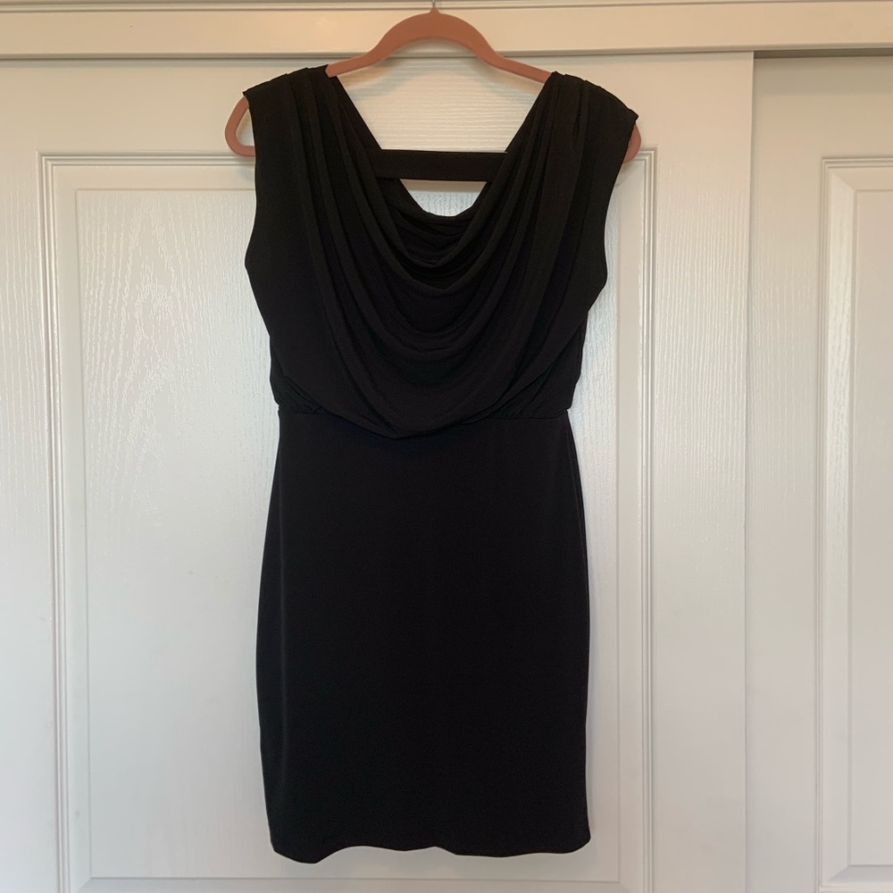 Black mini dress